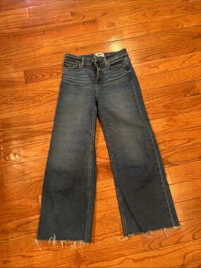 PAIGE Anessa High Rise Cropped Wide-Leg Jeans